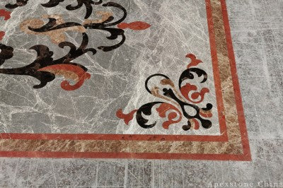 polishing Hermes Grey Marble medallion