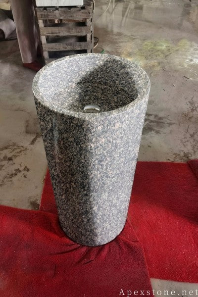 Indian Mahogany Granite antique pedestal sinks