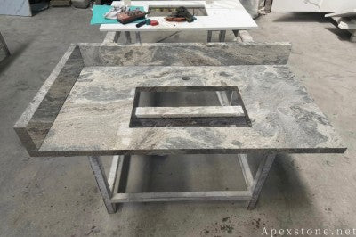 3/4 inch Indian Sky Blue Granite vanities