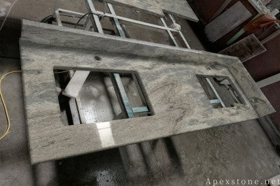 3/4 inch Indian Sky Blue Granite vanities