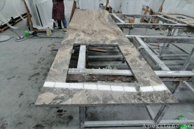 3cm Indian Sky Blue Granite tops