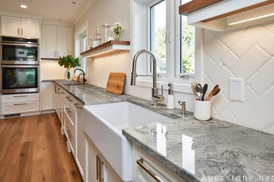 Indian Sky Blue blue Granite kichen countertops