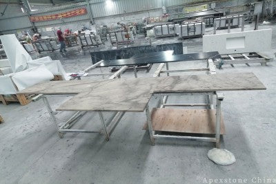 3/4 inch Ink Jiangnan Quartzite tops