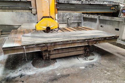 Leathered beige Quartzite vanity tops