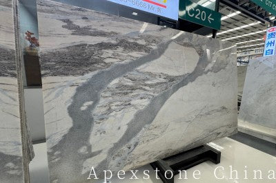 Leathered beige Quartzite vanity tops