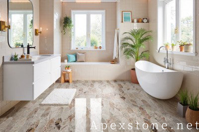 12x24 Italy Breccia Pink Marble floor tiles