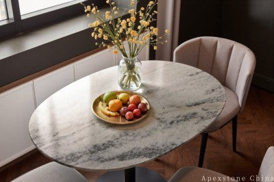vintage white Marble coffee table