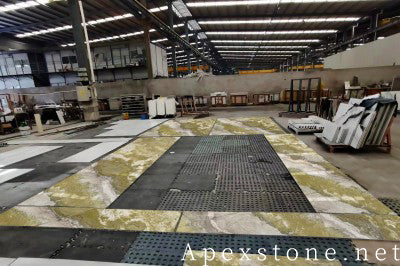small Jade Gold Quartzite wall panels