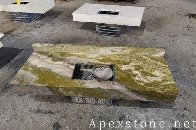 Jade Gold Quartzite slabs