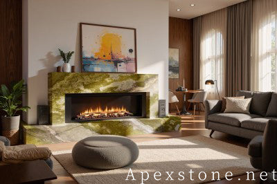 Jade Gold Quartzite slabs
