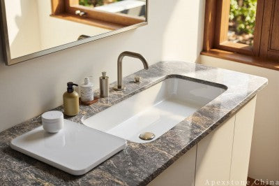 3cm Kuri Gold Marble benchtops