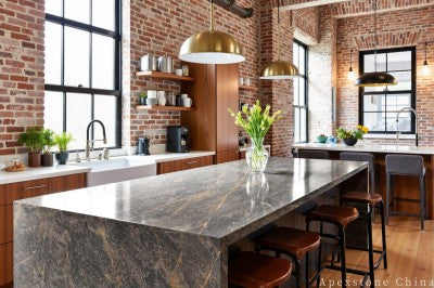 3cm Kuri Gold Marble benchtops