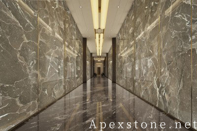 2 inch grey Marble wall office