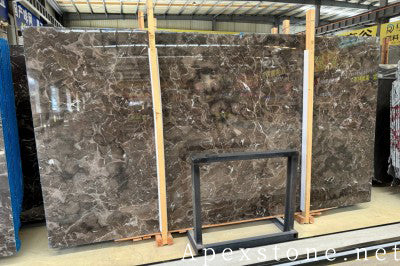 3/4 inch Latte Grey Marble hearth