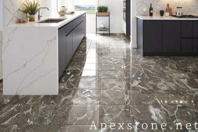 30mm Latte Grey Marble tiles