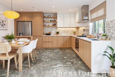 30mm Latte Grey Marble tiles