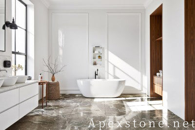 30mm Latte Grey Marble tiles