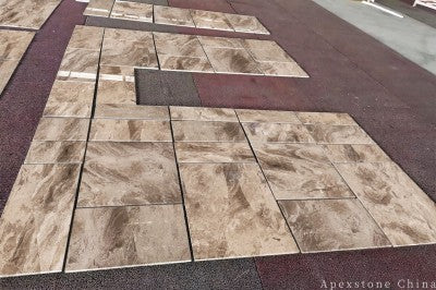12 x 24 Luna Grey Marble tiles