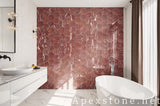 small Mandela Red Marble mosaic tiles