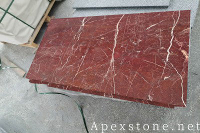 3/4 inch red Marble garden walls
