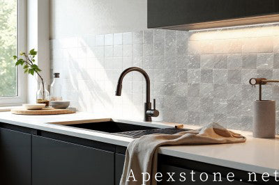 stone veneer Maserati Grey Marble tiles