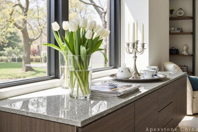3cm Moca Grey Limestone tops