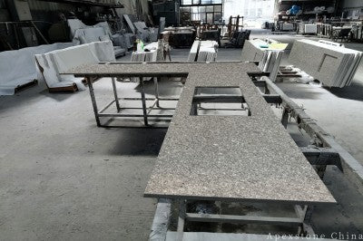 3cm Moca Grey Limestone tops