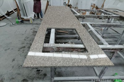 3cm Moca Grey Limestone tops