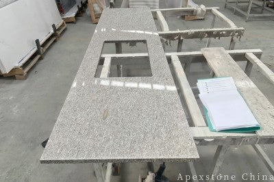 Flat edge Moca Grey kitchen countertops