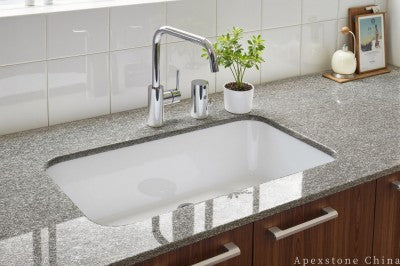 Flat edge Moca Grey kitchen countertops