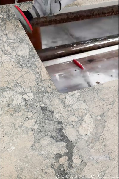 Waterfall Monet Impression kitchen countertops