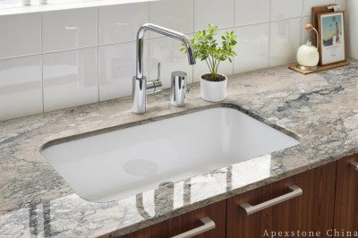 Waterfall Monet Impression kitchen countertops