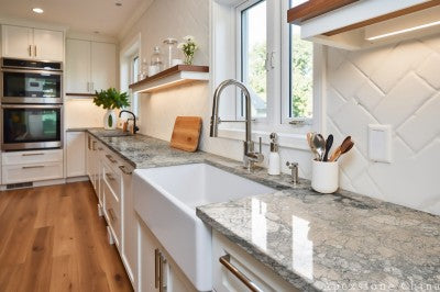 Waterfall Monet Impression kitchen countertops