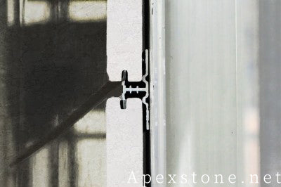 3/4 inch grey Marble facade walls