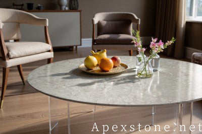 small Moon Beige Marble floor tiles
