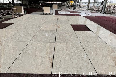 small Moon Beige Marble floor tiles