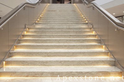 stacked stone veneer grey Marble wall mall