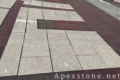 1cm Moon Beige Marble tiles