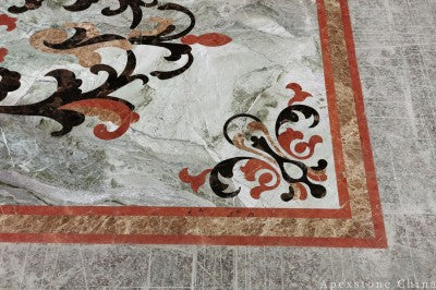 small white Marble medallion