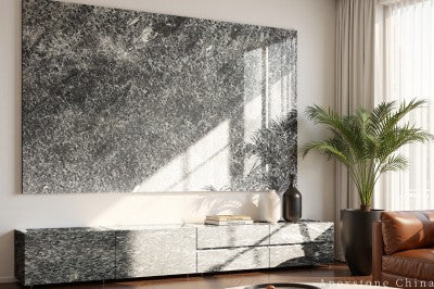 48 round black Marble top TV Stands