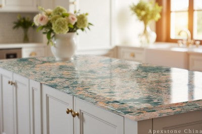 4 x 8 New Four Seasons Pink Marble island countertops