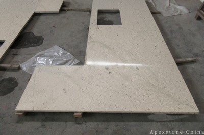 3/4 inch Norway Forest Marble island countertops