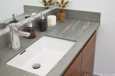 3/4 inch green Marble vanity tops