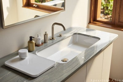 3/4 inch green Marble vanity tops
