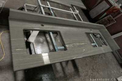 3/4 inch green Marble vanity tops