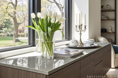 2cm Oasis Verde Marble tops