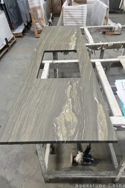 2cm Oasis Verde Marble tops