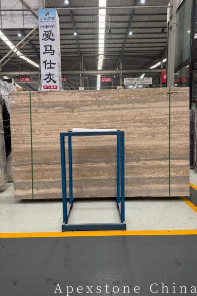Ocean Bue Travertine slabs