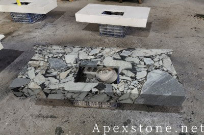 30x22 Ocean Storm Marble vanities