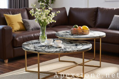 plinth grey Marble table tops